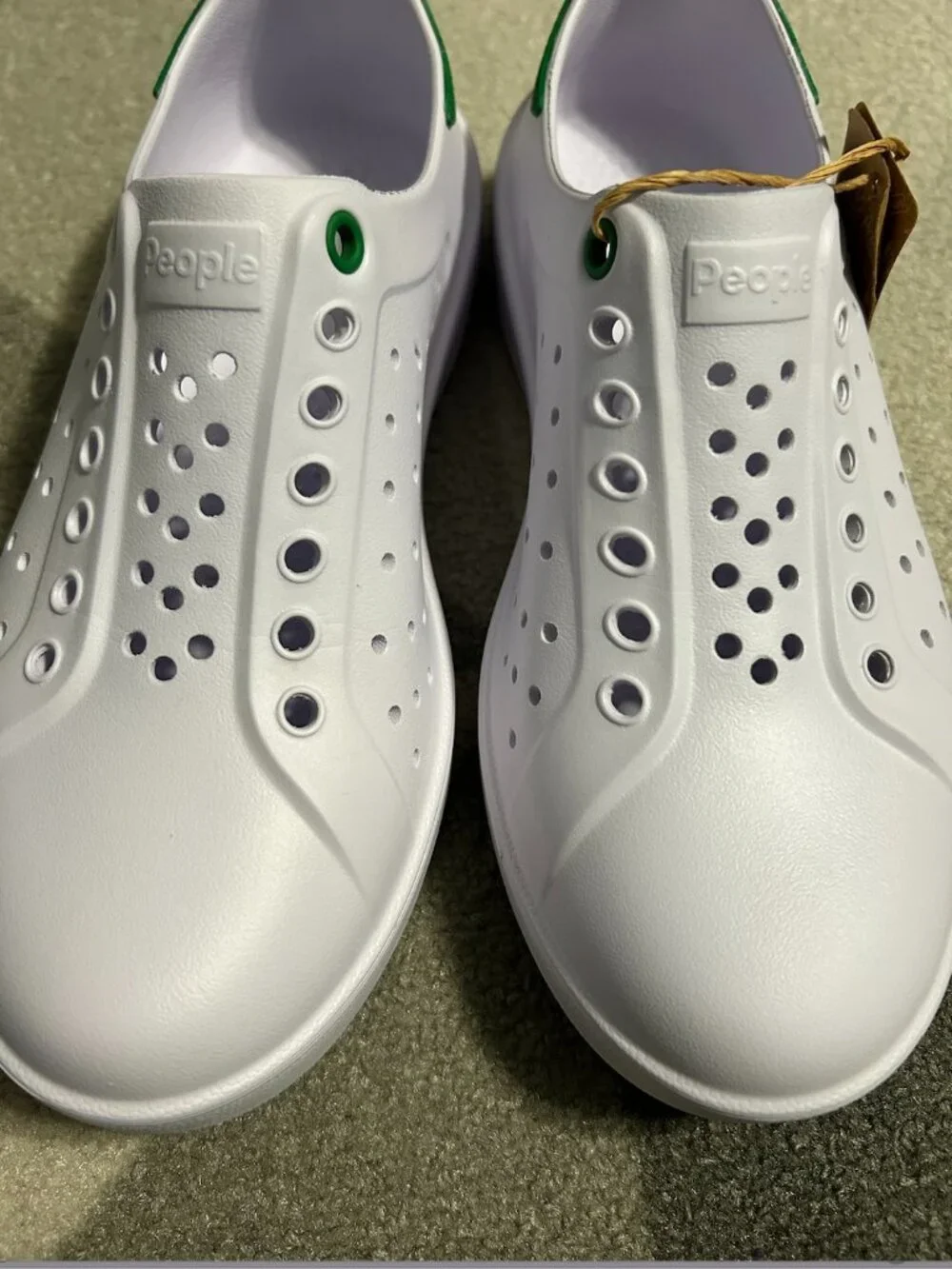 NWT People Footwear Lightweight Slip-On Perforated EVA Water Shoes M6/W8